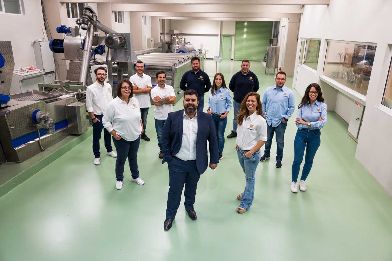Konstantinos Papadopoulos (front and center) and the rest of the team. Photo: Mediterre Eurofood
