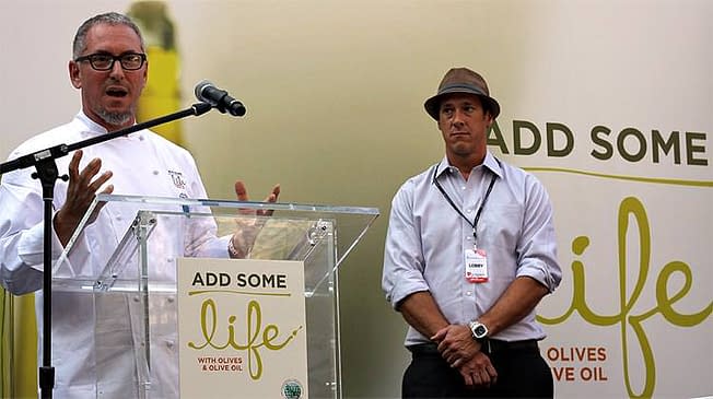 Chef Michael Schwartz and Ryan Goodspeed at the launch of the “Add Some Life” campaign in September, 2011.