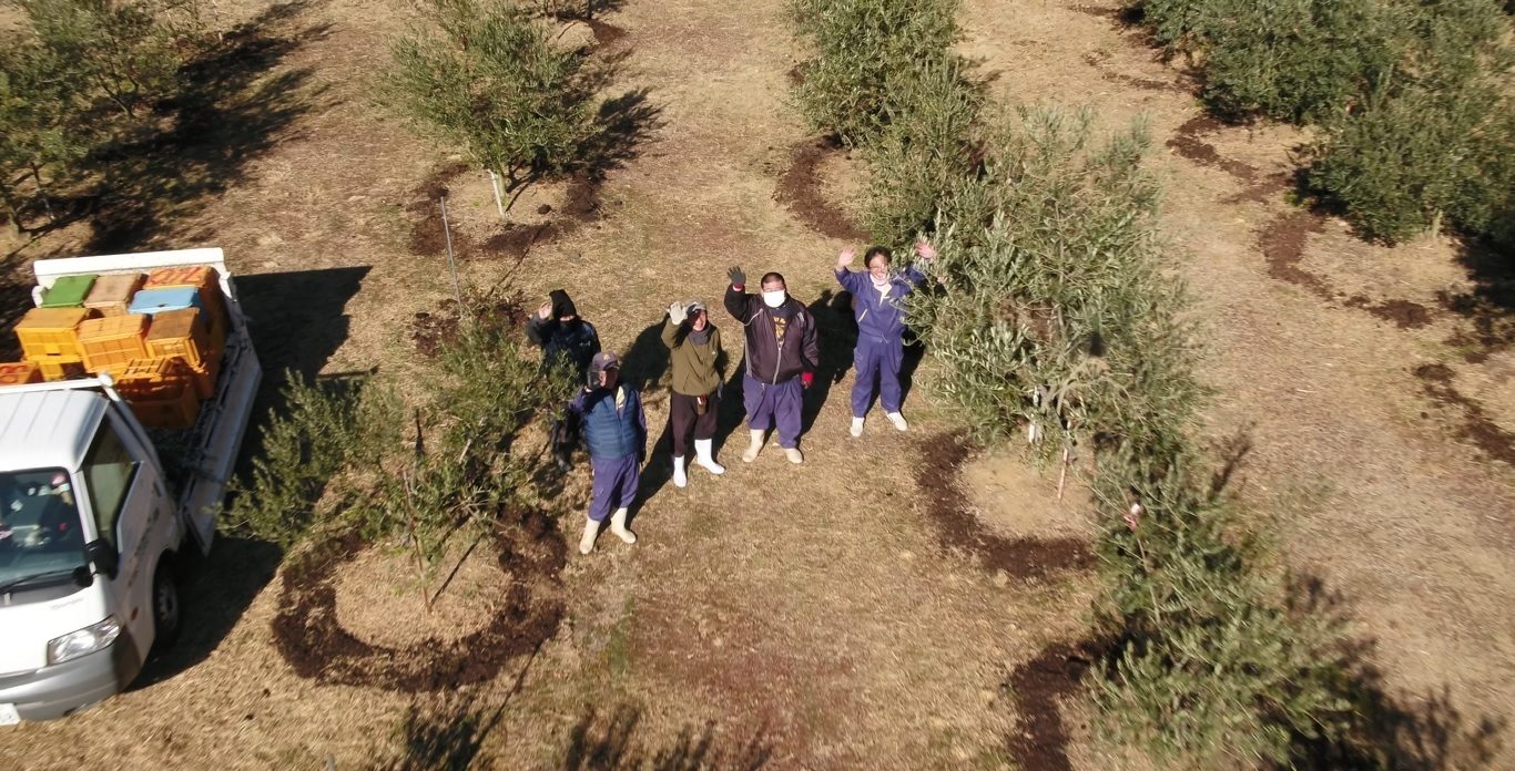 The team behind Agri-Olive Shodoshima