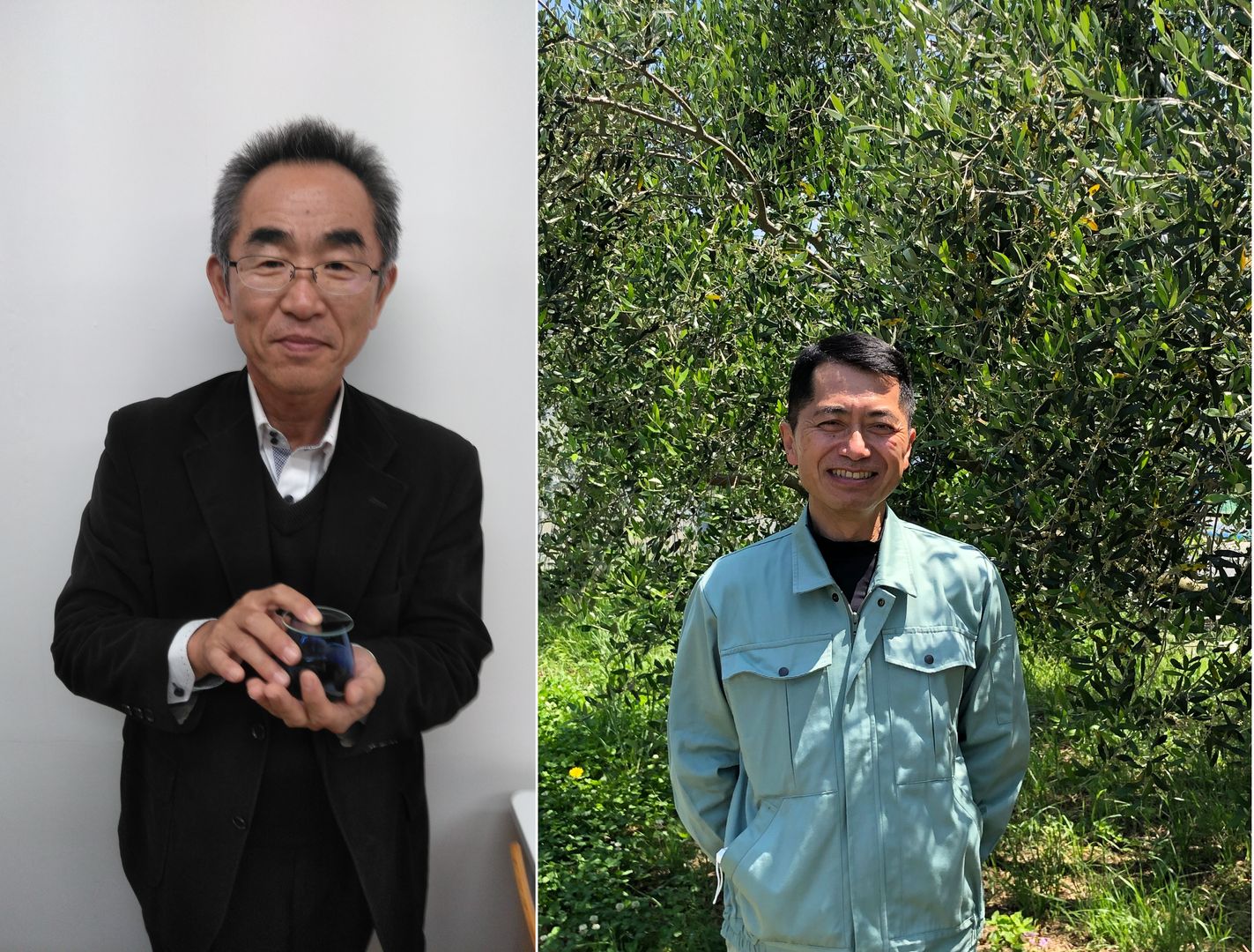 Photo: Yasuhiro Yoshida (left) and Masayuki Kurihara
