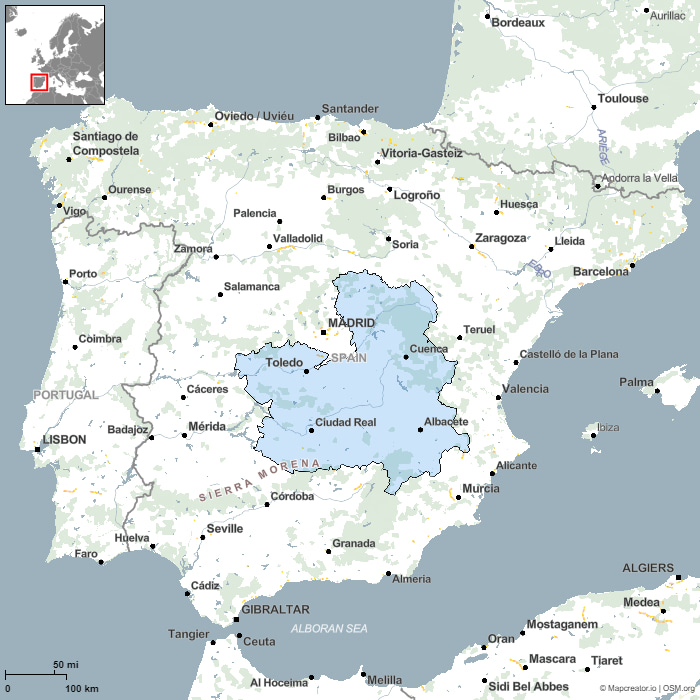 Castilla-La Mancha, Spain