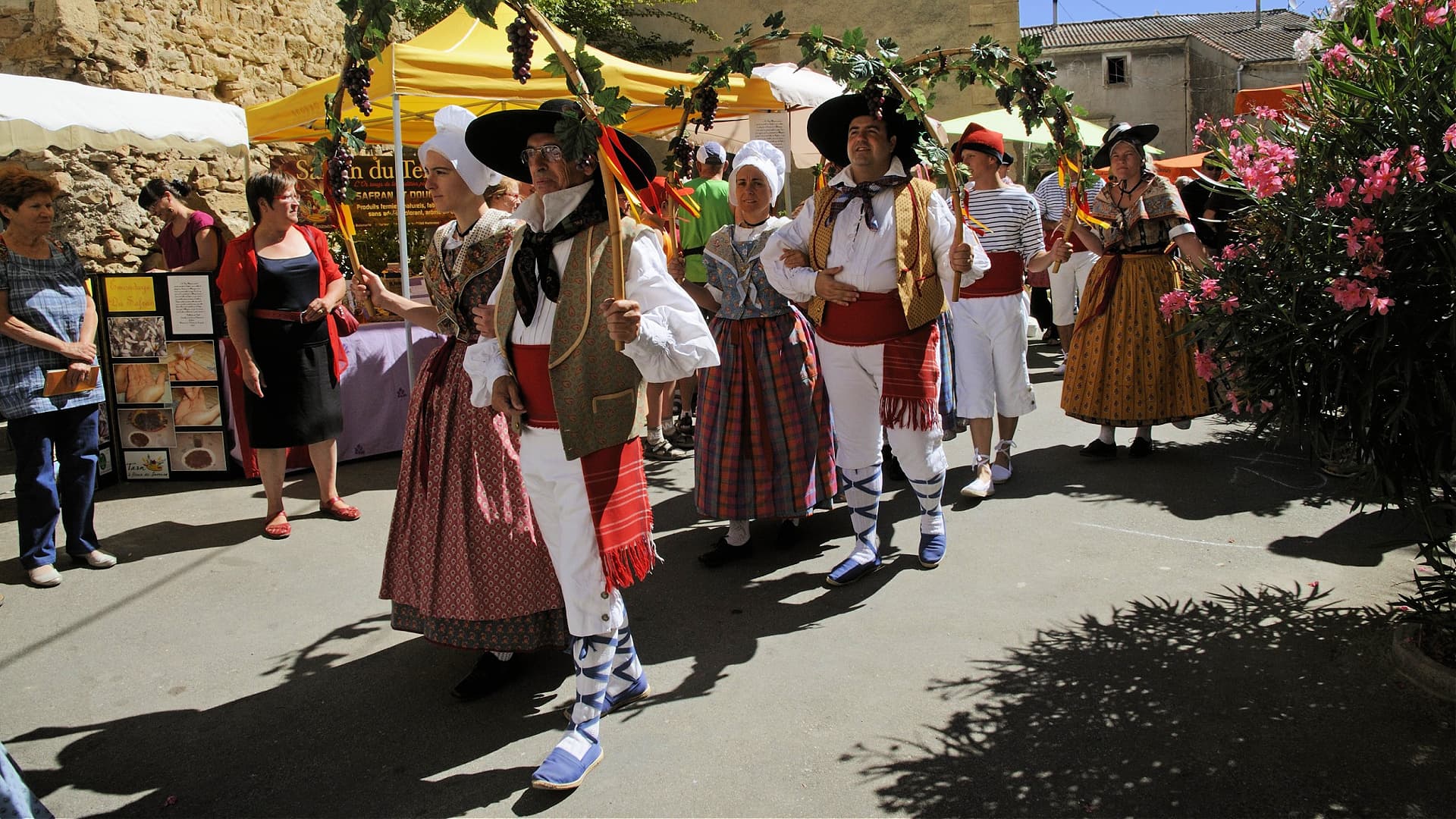 Olive festival in the Languedoc region of France
