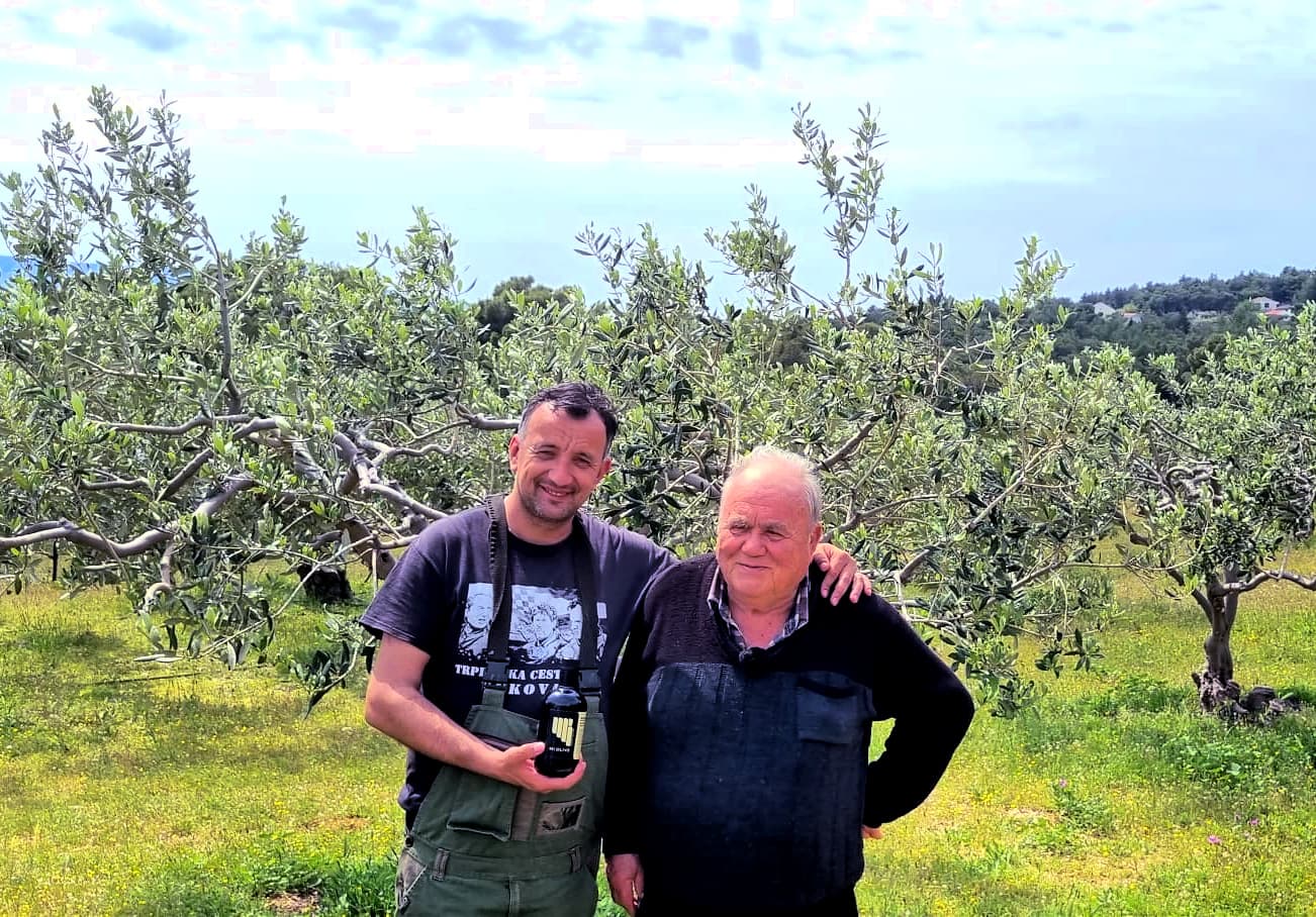 Ivan and his father-in-law Nikola