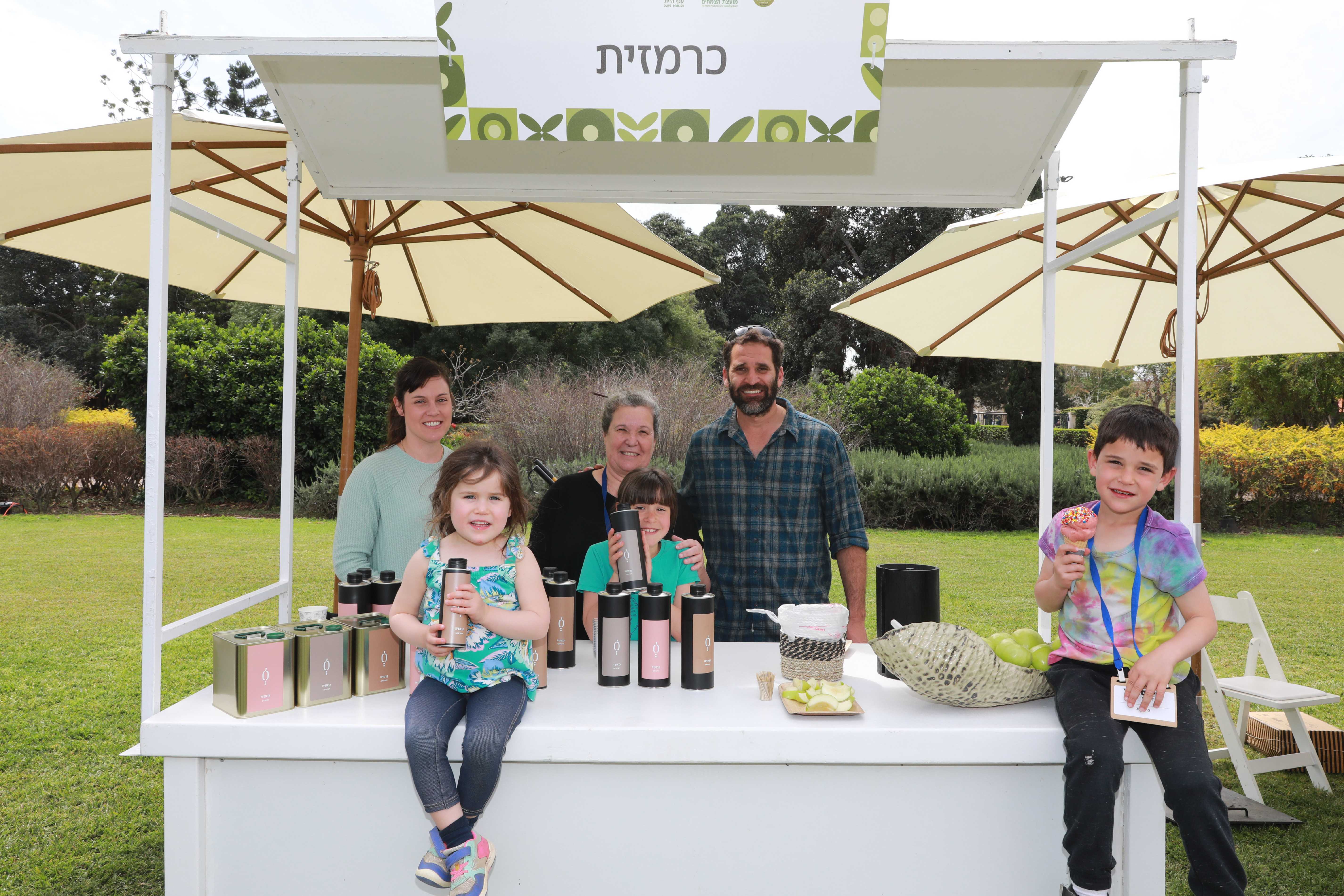 KeremZait owner Nimrod Azulay sells most of his extar virgin olive oil locally.