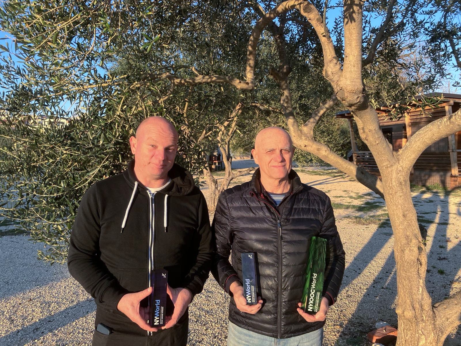 Tomislac Cudina and Ante Vulin with some of their NYIOOC awards