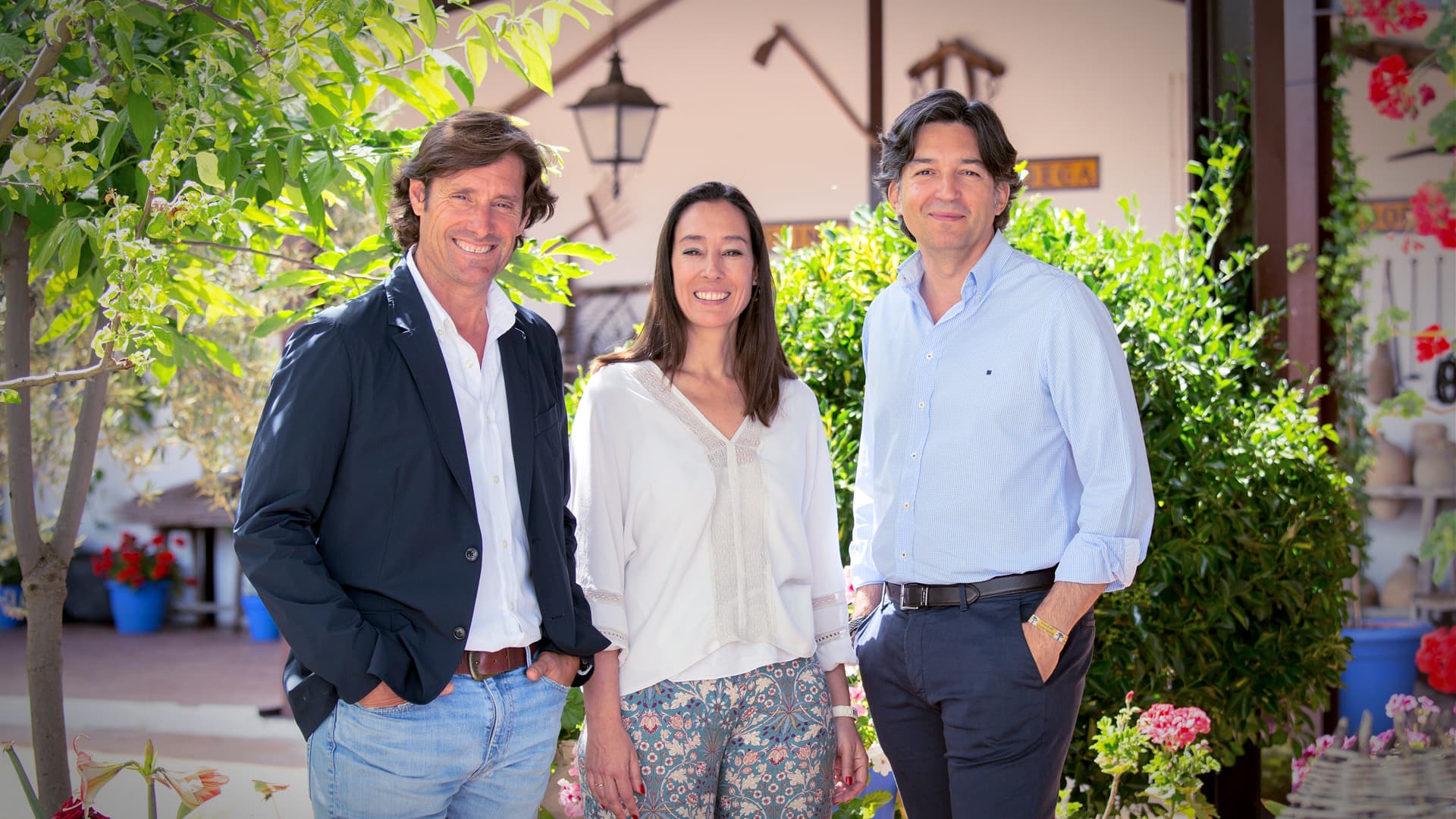 Juan Manuel Luque, Belen Luque and Rafael Gálvez (Photo: Luque Ecológico)