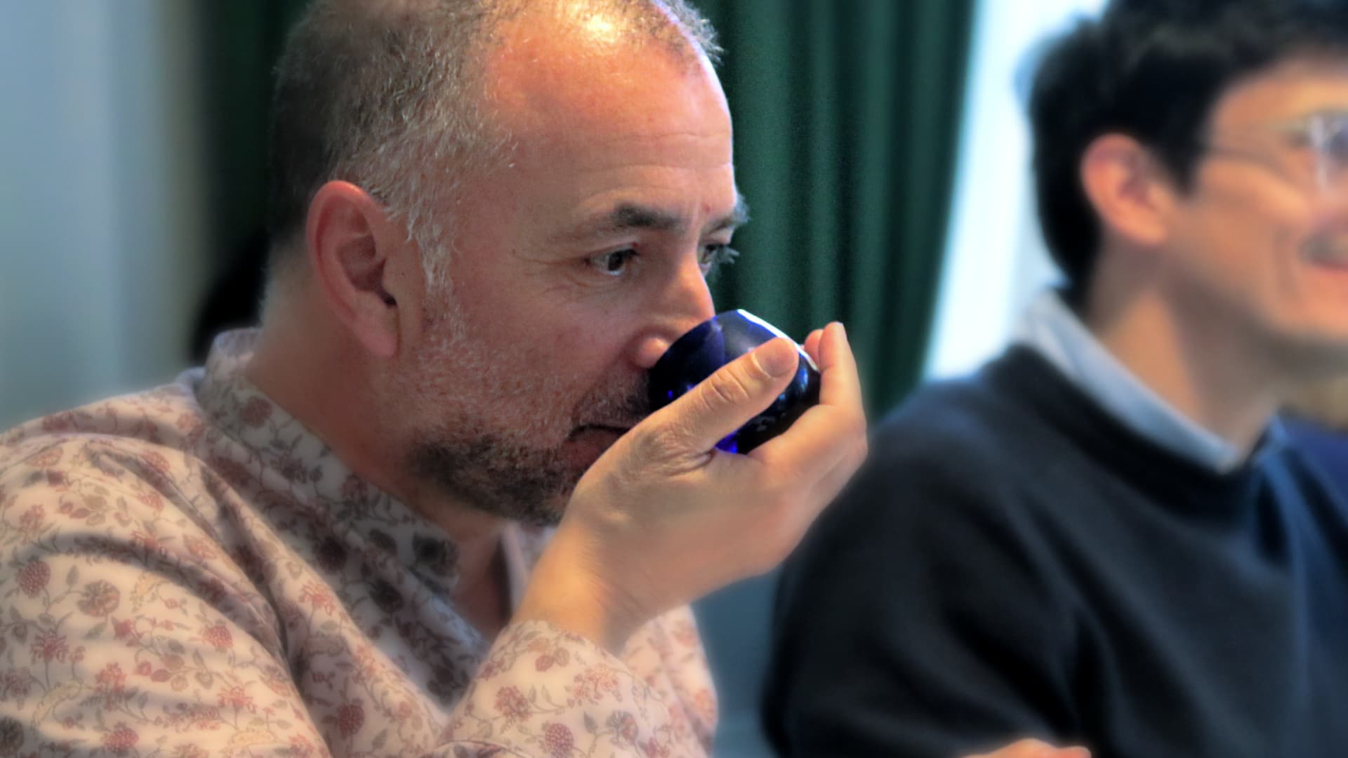 Stefano Chessa of Oliveto Imports joined the course to further his initiative to market Mediterranean extra virgin olive oils in London. (Photo: Andrew Mullan)