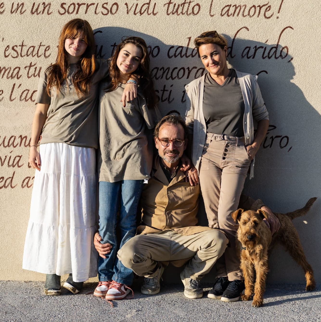 Fabrizio and Candice Ladi and daughters Livia and Tullia