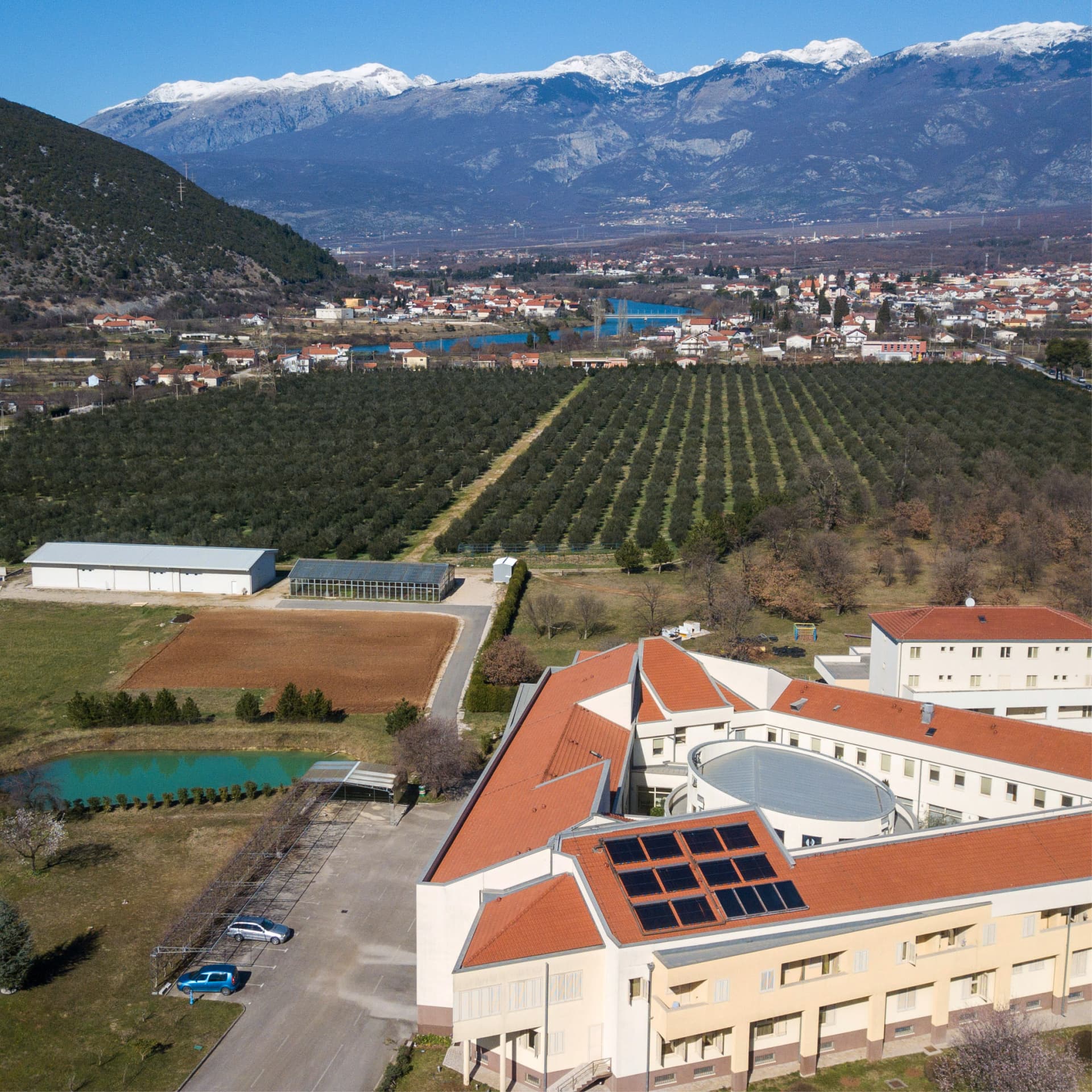 The convent of the School Sisters of St. Francis sits on the scenic road between Mostar and Sarajevo. (Photo: Paxa House)