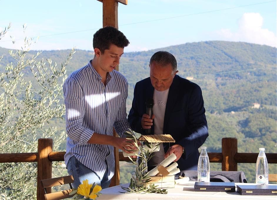 Daniel and Luciano Ronca at Frantoio Il Mandorlo