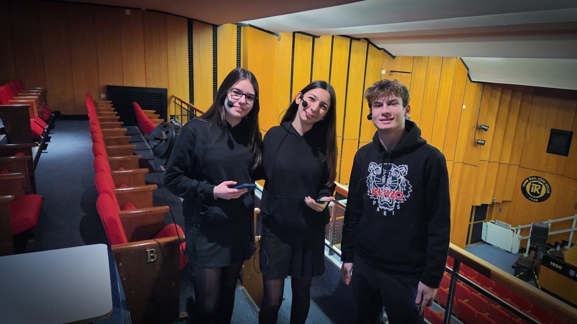 Defne, Gökçe and Kuzey, the voices of the podcast