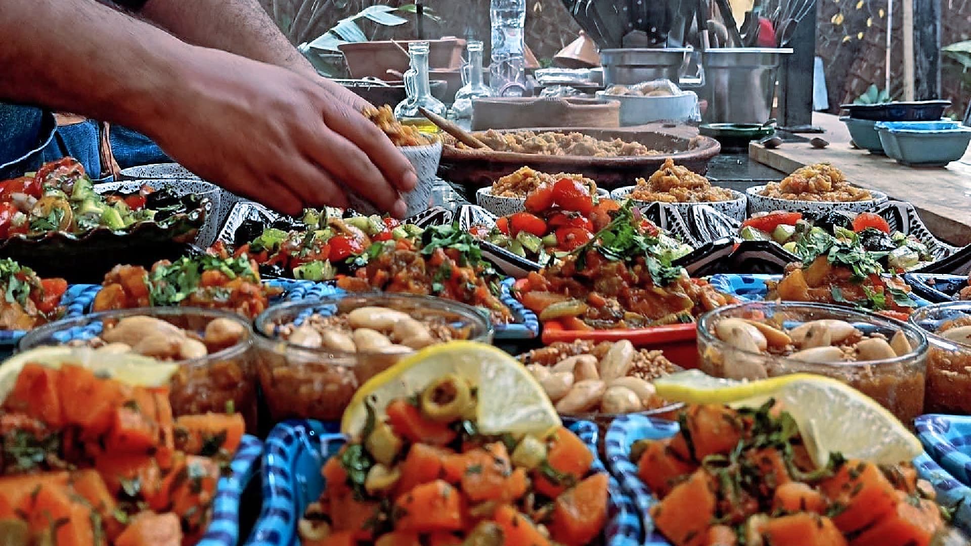 Preparing Local Dishes at Lefkada Micro Farm