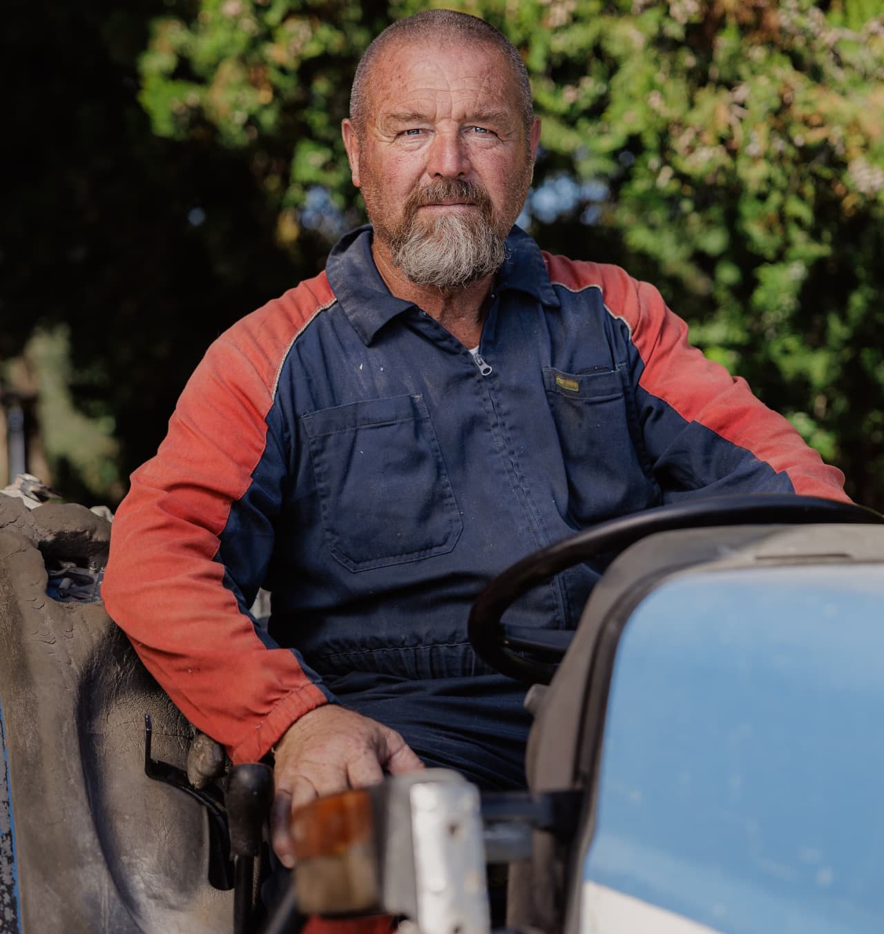 Michele Marignoni is in charge of the field operations at the KALI farm.