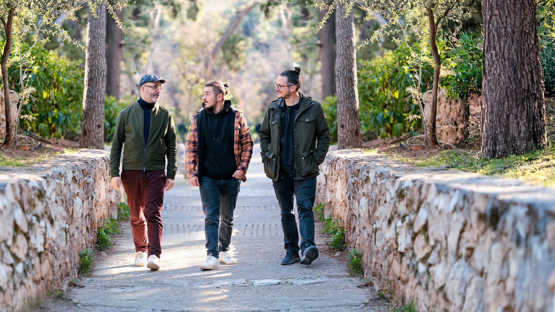 Jérôme Bacquias, Aggelos and Panagiotis Giannoutsos