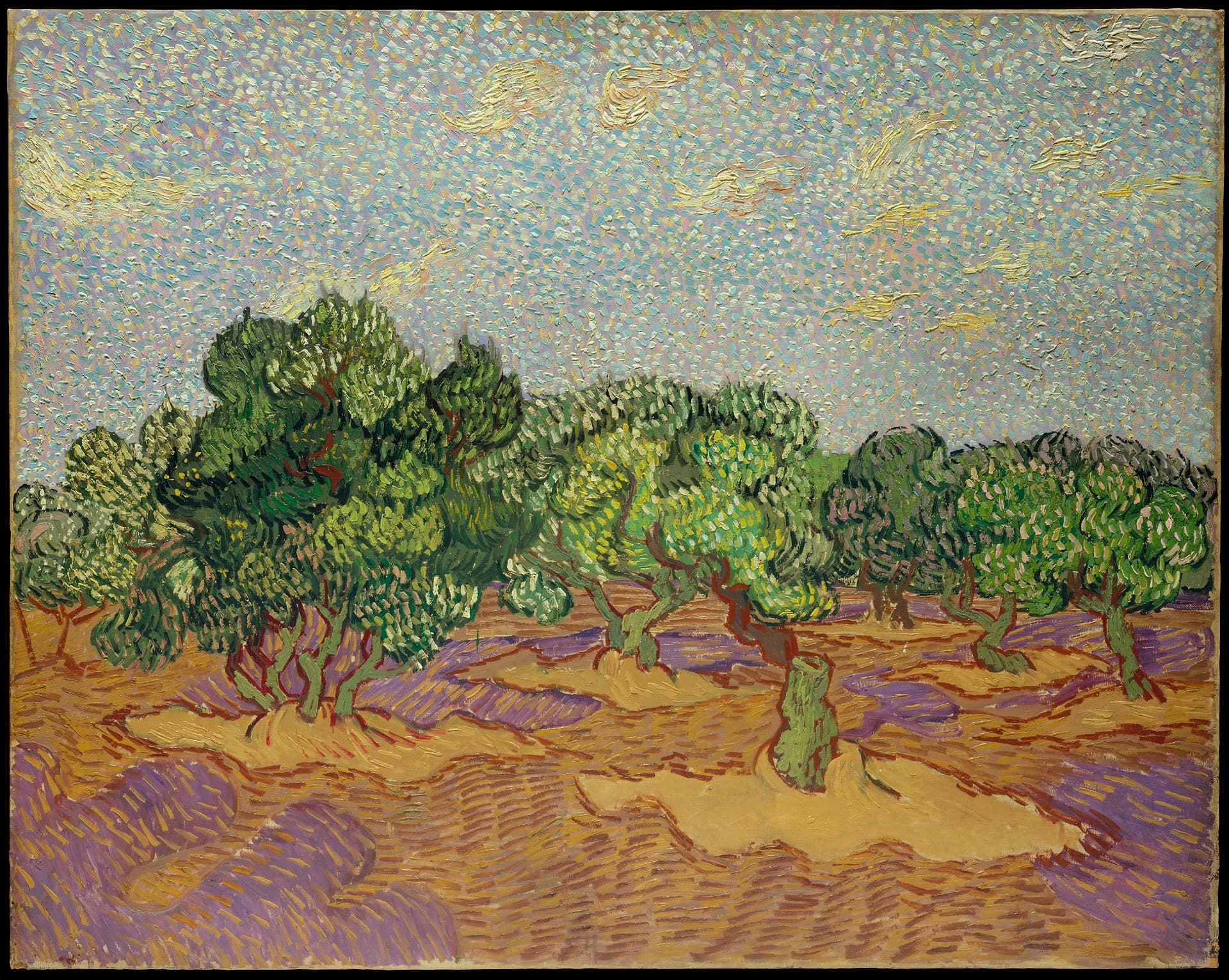 Vincent van Gogh, Olive Trees, 1889, The Metropolitan Museum of Art, New York