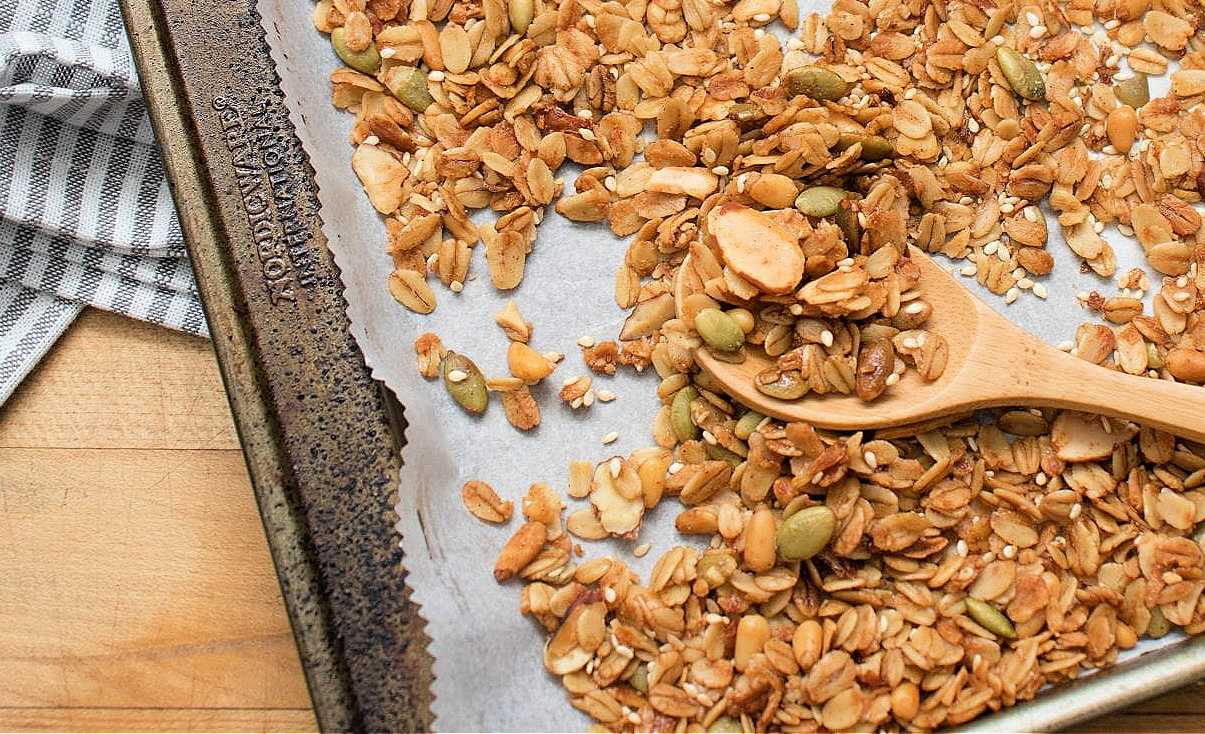 Pine Nut & Olive Oil Granola Olive Oil Times Pine Nut & Olive Oil Granola